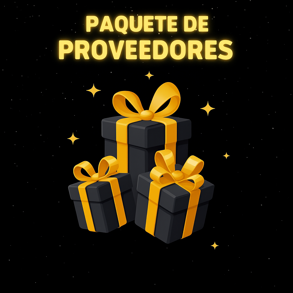 PACK DE TODOS LOS PROVEEDORES DE LA WEB