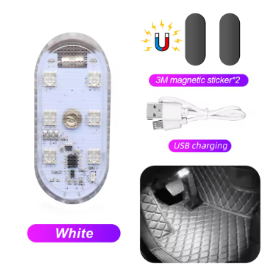 Luces LED Multicolores para Autos – Luz Táctil con Sensor para Techo Interior