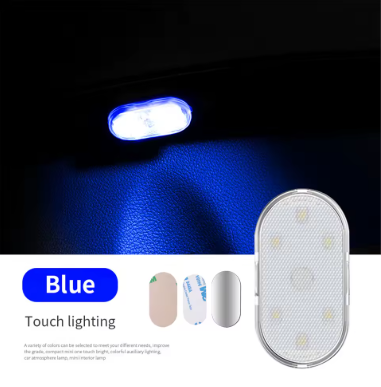 Luces LED Multicolores para Autos – Luz Táctil con Sensor para Techo Interior
